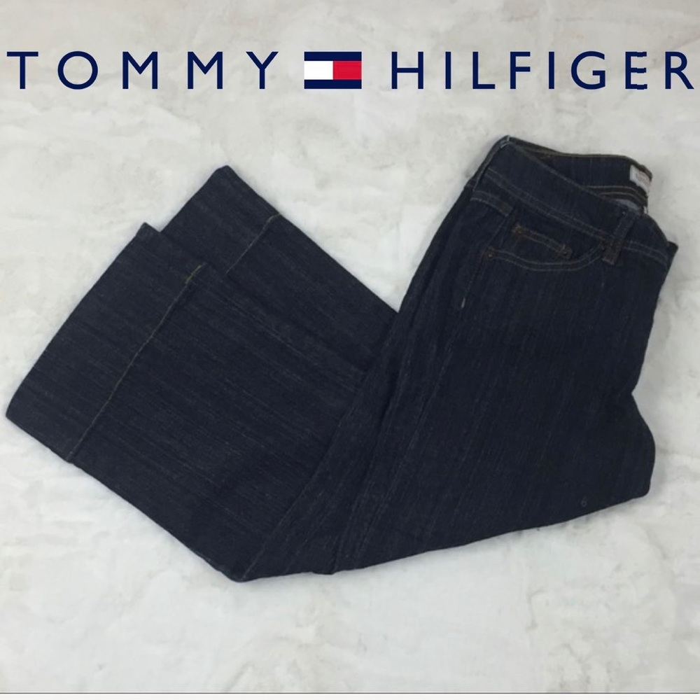 Tommy Jeans Hemmed Wide Leg Jeans Size 3 Juniors